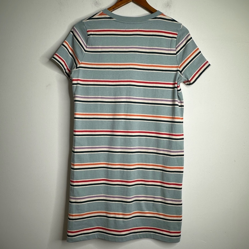 Madewell Women’s Tee Dress in Alchester Stripe Size Small - Picture 6 of 9
